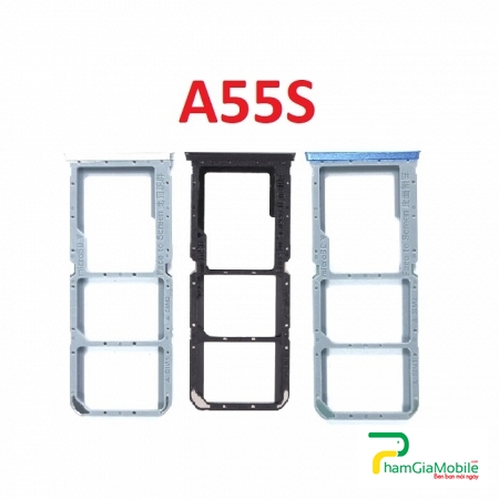 Khay thẻ SIM + Khay thẻ Micro SD cho Oppo A55S Linh Kiện Thay Thế